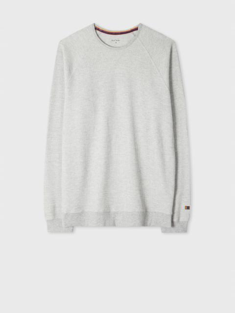 Paul Smith Grey Marl Waffle Long-Sleeve Lounge Top