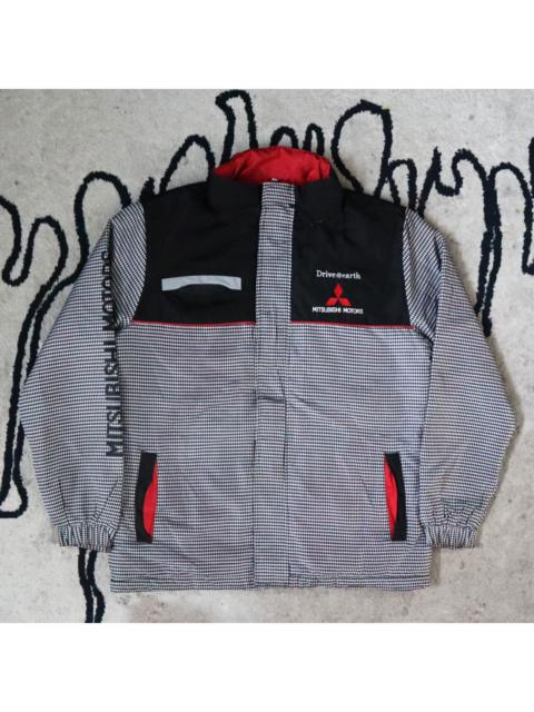 Other Designers Vintage 90s MITSUBISHI MOTORS Drive Earth Racing Team Embroidered Big Logo Spellout Bomber 