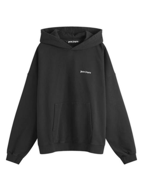 Palm Angels Classic Logo Embroidered Popover Hoodie