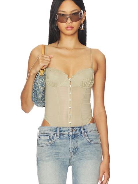 POSTER GIRL Sheer Gloss Bodysuit