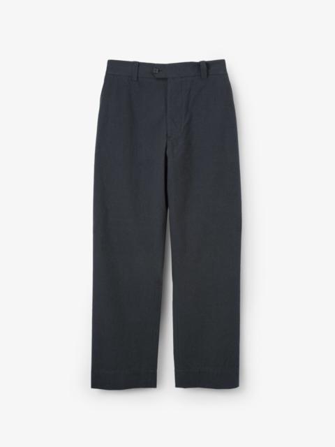 RELAXED TROUSER COTTON WOOL