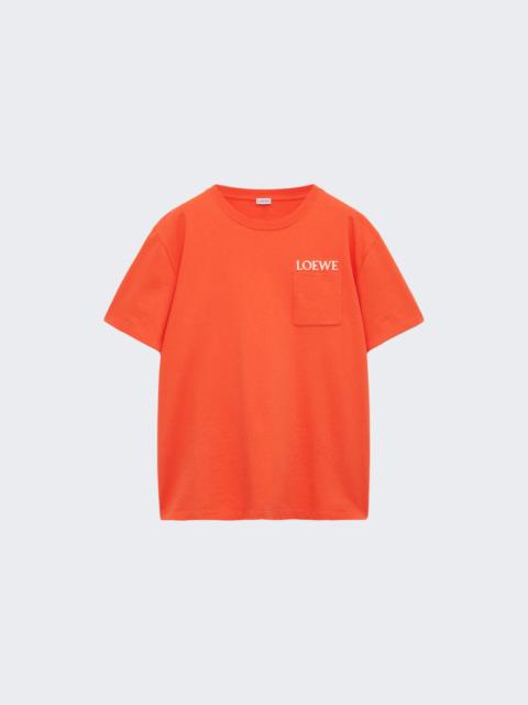 Loewe Relaxed Fit T-shirt Orange