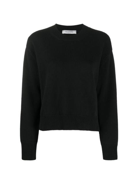 Valentino Valentino Garavani Crew-Neck Cashmere Jumper