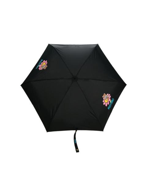 Flower Bear With Pendant Teddy Supermini Umbrella