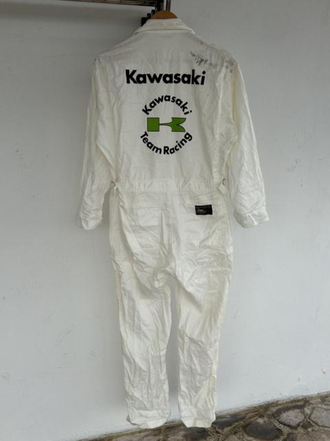 Other Designers Japanese Brand - Kawasaki Team Racing Japan Vintage White Coverall