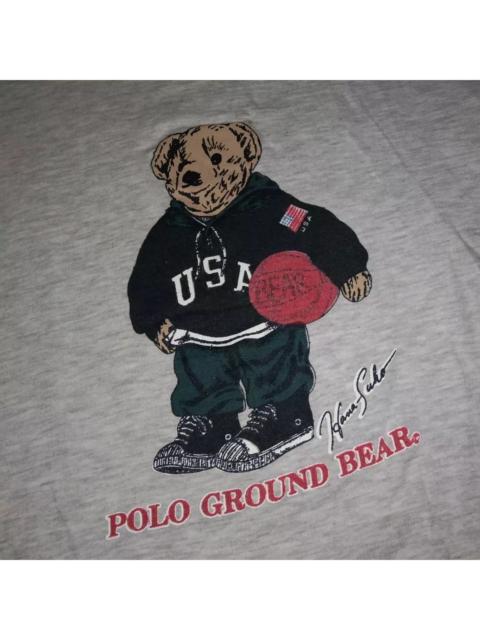 Polo Ralph Lauren VTG Polo Ground Bear L/S tshirt
