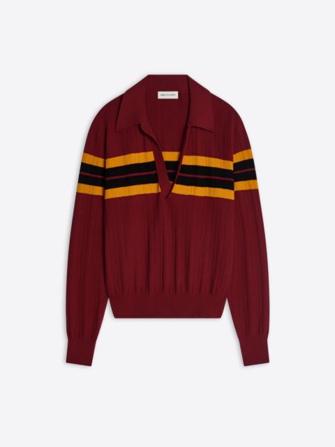 Dries Van Noten BLOCK STRIPE POLO SHIRT