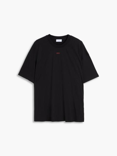Off-White Printed cotton-jersey T-shirt