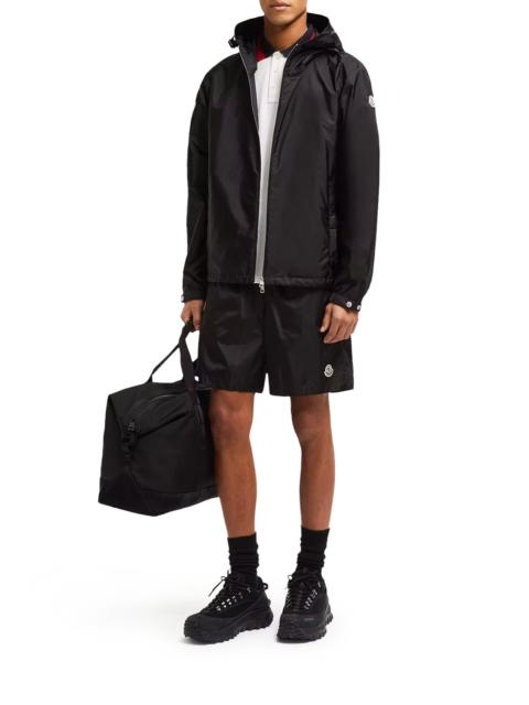 Moncler SWIMWEAR WITH LOGO PATCH