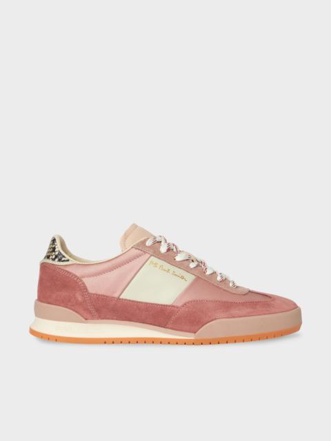 Paul Smith Women's Pink Satin 'Dover' Trainers