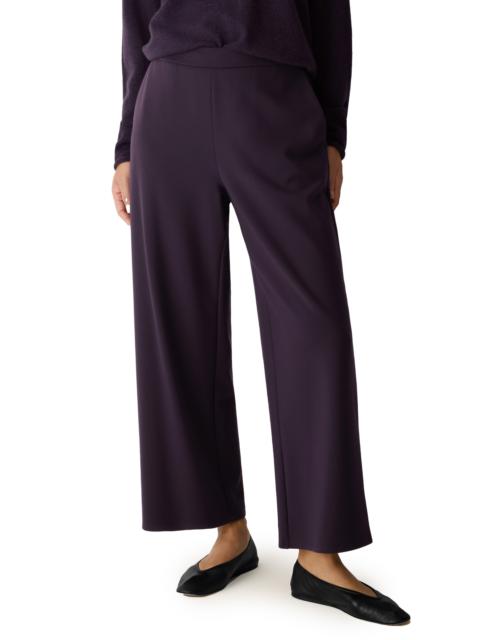 EILEEN FISHER Eileen Fisher Ankle Wide Leg Pants in Aubergine at Nordstrom