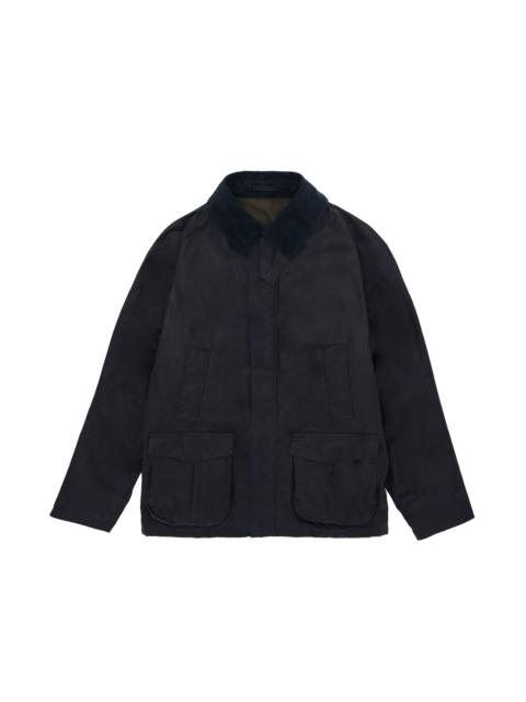 FORTELA Fortela Bristol Waxed Cotton Jacket in Navy Blue at Nordstrom