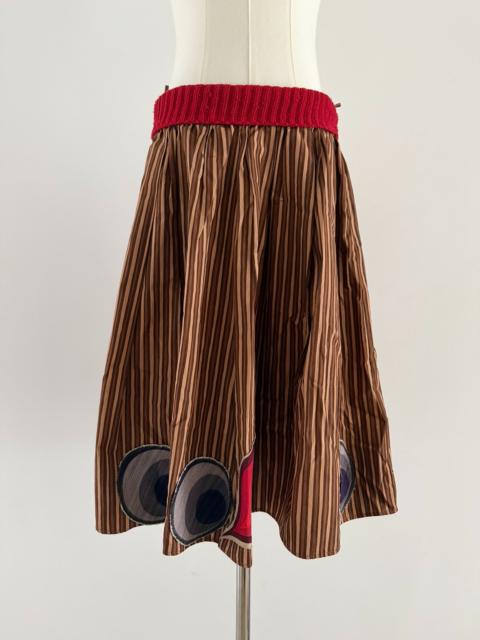 Miu Miu Miu Miu 2000s Patchwork Mini Skirt