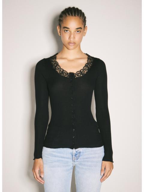 Saint Laurent Women Laced Cardigan