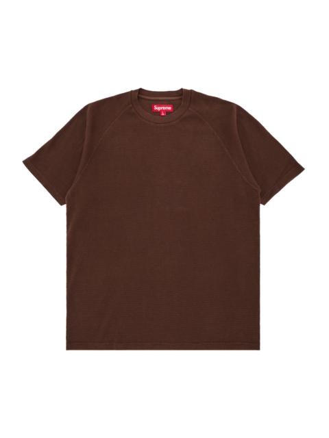 Supreme Supreme Stencil Thermal Short-Sleeve Top 'Brown'