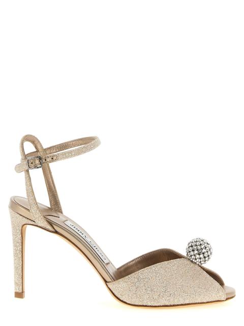 JIMMY CHOO Sacora Sandals Gold