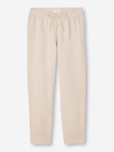 Derek Rose Women's Trousers Vienna Linen Sand
