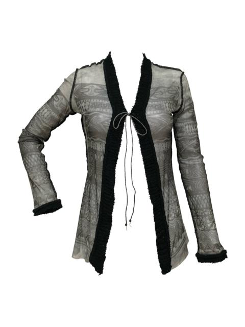 JEAN PAUL GAULTIER Mesh Cardigan