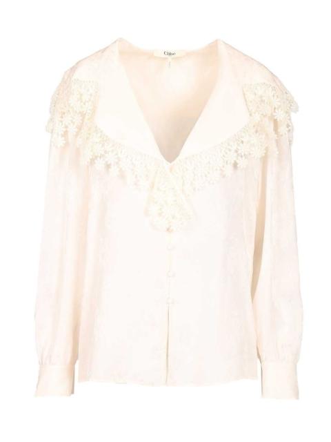 Chloé Chloe' Women Blouse With Maxi Collar