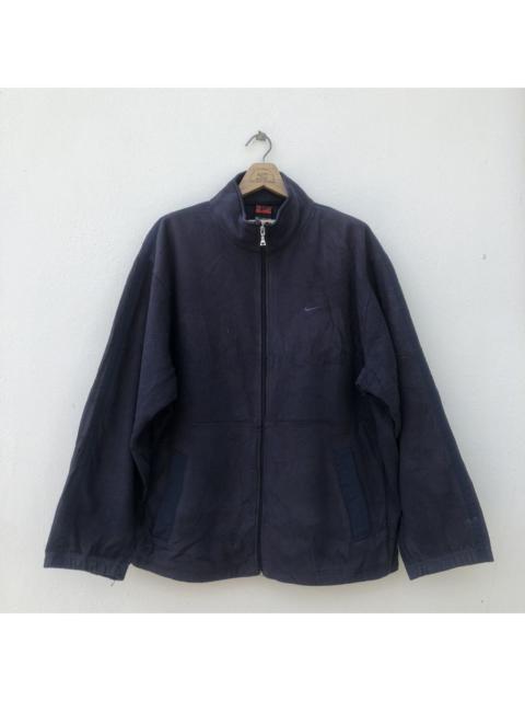 Nike ❌LAST DROP❌Vintage Nike Fleece Small Swoosh Jacket