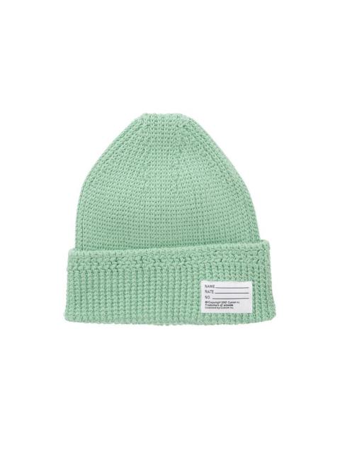 visvim KNIT BEANIE (COTTON) LT.GREEN