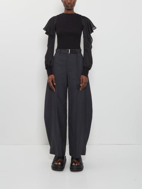 sacai Wide Suiting Pants