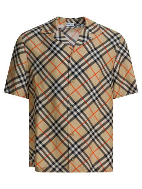 Burberry Burberry Men Oversized Silk Shirt
