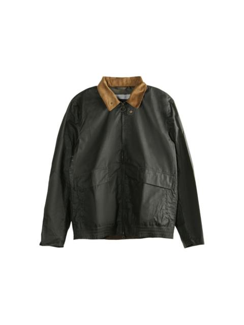 Newbury contrasting-collar utility jacket