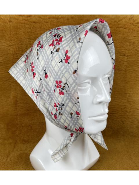 Other Designers Vintage - vintage burberry bandana handkerchief neckerchief HC0289