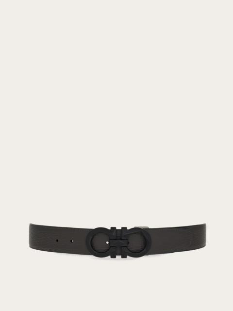 FERRAGAMO Reversible and adjustable Gancini belt