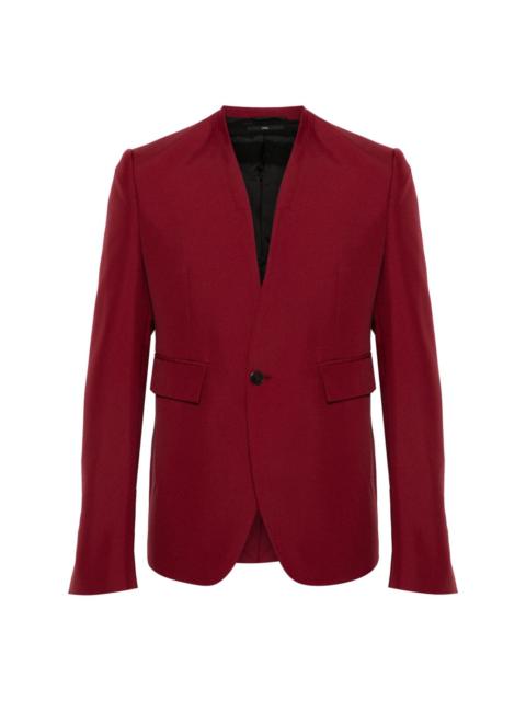 no-lapels blazer