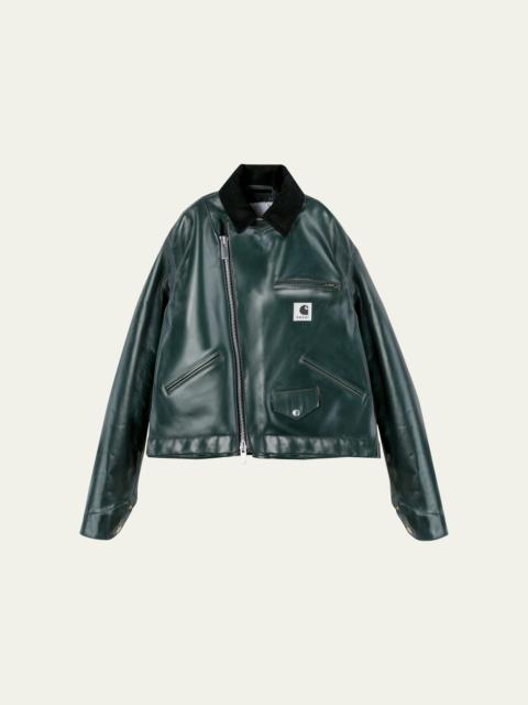 sacai x Carhartt WIP Leather Utility Jacket
