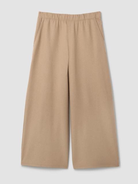EILEEN FISHER Felted Wool Jersey Wide-Leg Pant