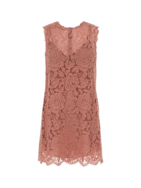 Dolce & Gabbana Dolce & Gabbana Women Pink Lace Dress