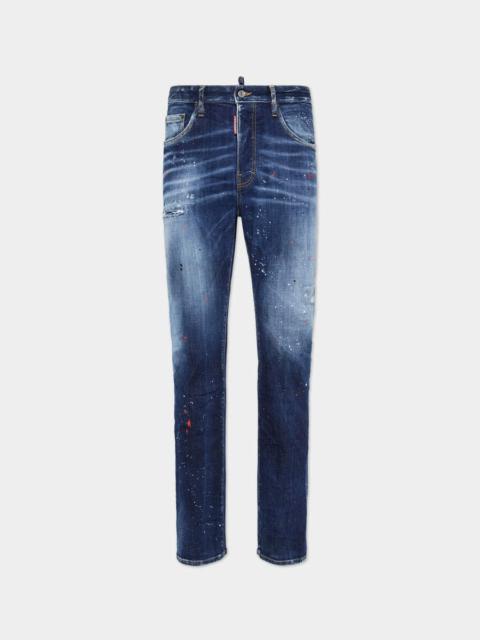 DSQUARED2 MEDIUM EASY RED SPOTS WASH 642 JEANS