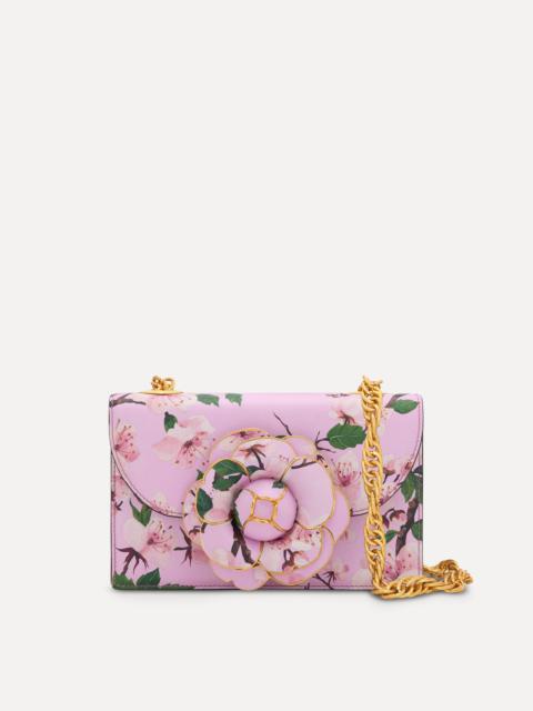 Oscar de la Renta CHERRY BLOSSOM PRINTED TRO BAG