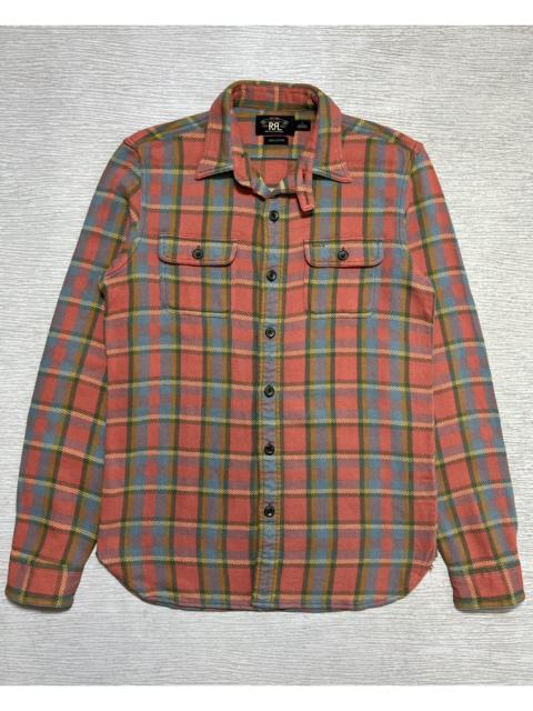RRL by Ralph Lauren RRL Ralph Lauren - Cameron Plaid Cotton Twill Flannel Shirt