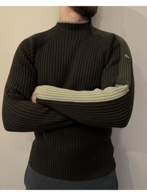 Other Designers Quicksilver green vintage sweater 90s 00s y2k avant garde