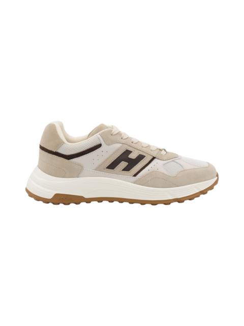 HOGAN Beige And Brown Sneakers
