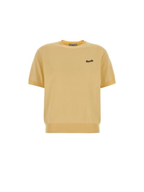 Prada PRADA Yellow Knit T-shirt New & Authentic (Women's size:IT 3