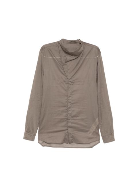 Rick Owens HIGH NECK ISLAND SHIRT