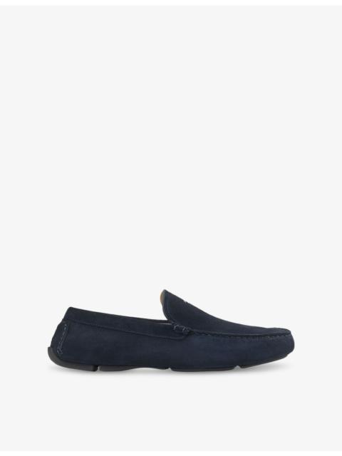 JIMMY CHOO Stanly Reverse Suede Driver Shoes