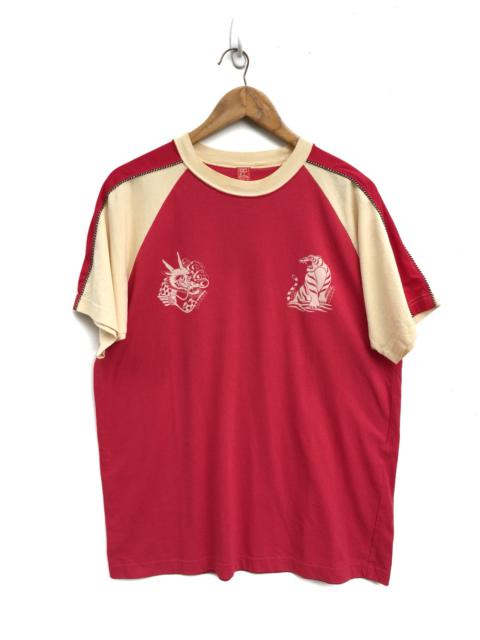 Other Designers Pherrows - Pherrows Japan Raglan Dragon vs Tigers Japan Street Culture