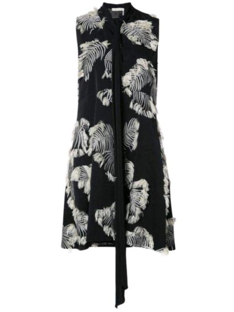 Chloé Palm Jacquard Dress