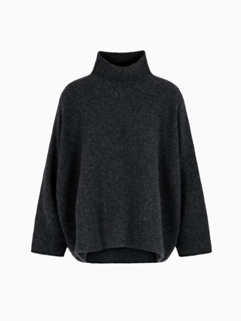 GIORGIO ARMANI CASHMERE MOCK-NECK JUMPER