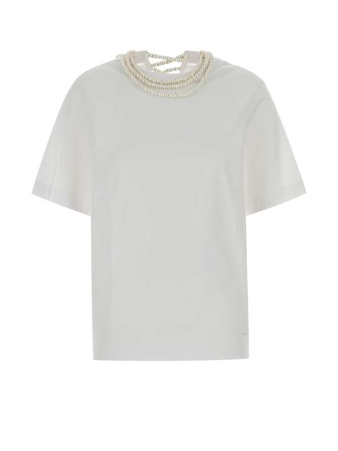 Carven Carven Women White Cotton T-Shirt