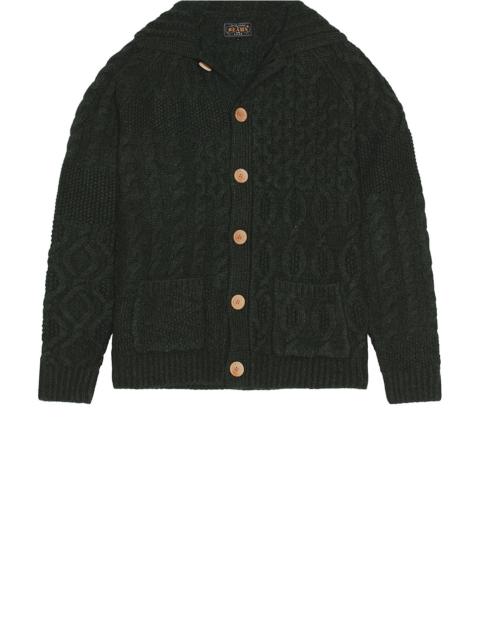BEAMS PLUS Cardigan Alan Patchwork