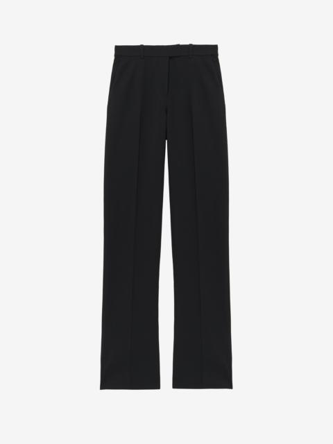 Alexander McQueen Wool Gabardine Tailored Trousers