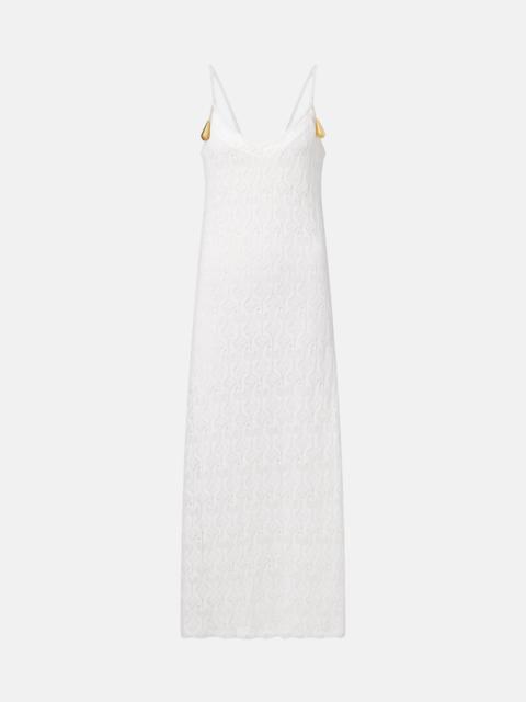 Bottega Veneta Fish Lace cotton and silk maxi dress