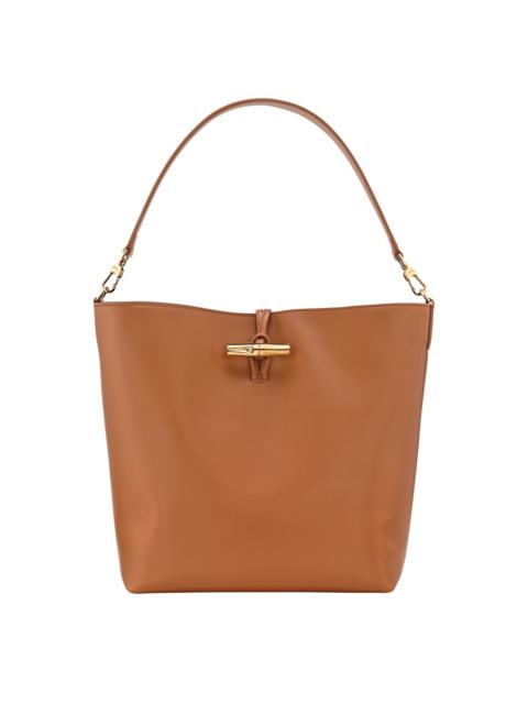 Longchamp Le Roseau M Hobo bag Cashew - Leather
